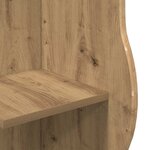 vidaXL Étagère d'angle Chêne artisanal 34 x 33 x 102 cm