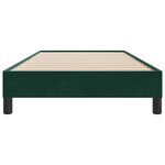 vidaXL Sommier à lattes de lit sans matelas vert foncé 90x210 cm