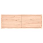 vidaXL Dessus de table 180x60x(2-6) cm bois de chêne massif non traité