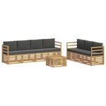 vidaXL Ensembles de canapés 8 pc