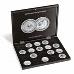 Coffret noir pour 20 pièces de 1 once argent Australian Kangaroo.