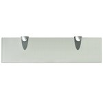 vidaXL Étagères murales 2 Pièces Verre 40 x 10 cm 8 mm