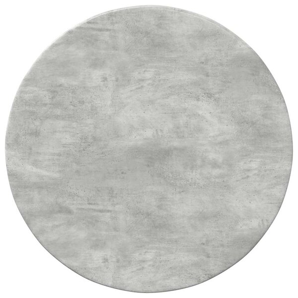 vidaXL Plateau de table Gris béton 40 x 40 x 1.5 cm Bois d'ingénierie