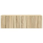 vidaXL Meuble TV mural Chêne Sonoma 98 x 31 x 30 cm Bois d'ingénierie