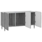 vidaXL Meuble TV Sonoma gris 99 x 34 5 x 52 cm Bois d'ingénierie
