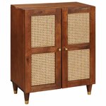vidaXL Buffet Marron 60 x 33.5 x 75 cm bois de manguier massif