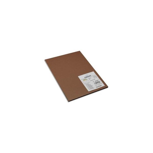 Paquet de 15 feuilles papier dessin 21x29 7 CANIRIS VIVALDI 185g. Coloris chocolat CANSON