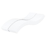 vidaXL Lit de jour avec matelas gris clair 100x200 cm velours