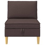 vidaXL Sofa avec rangement Tissu