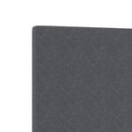 Tête de lit vidaXL Design Simple Gris Foncé 140 cm en Tissu Velours Côtelé