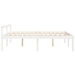 vidaXL Lit pour personne âgée sans matelas 160x200 cm bois pin massif
