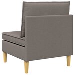 vidaXL Sofa avec rangement Tissu
