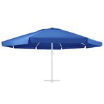 vidaXL Tissu de remplacement pour parasol d'extérieur Bleu azuré 610cm