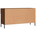 vidaXL Banc à chaussures chêne marron 102x35x55 cm bois d'ingénierie
