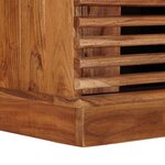 vidaXL Meuble TV avec stockage avec porte Naturel 90 x 30 x 40 cm