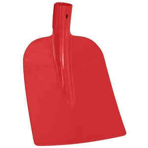 vidaXL Tête de pelle Rouge 32 x 24 5 cm Acier enduit de poudre