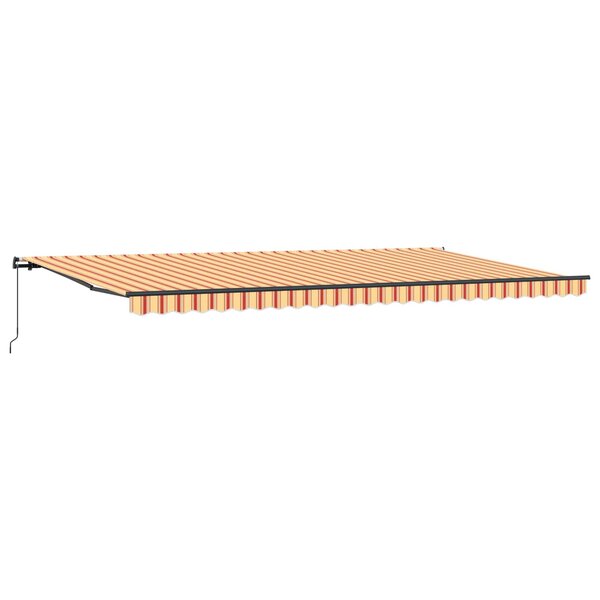 vidaXL Auvent Rétractable Jaune et Orange 600 × 350 cm