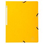Chemise À Élastique Sans Rabat Carte Lustrée 355gm2 - A4 - Jaune - X 50 - Exacompta