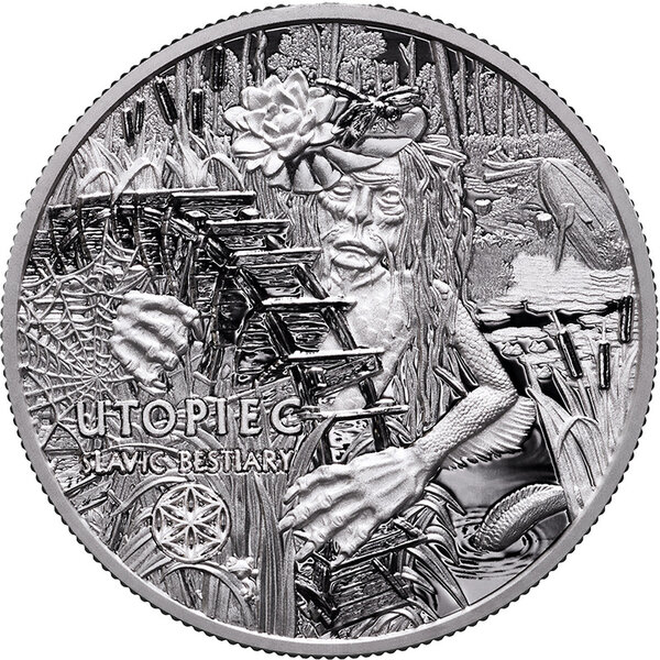Monnaie UTOPIEC Slavic Bestiary 2 Oz Argent 1000 Francs Cameroon 2026 (PRÉCOMMANDE)