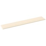 vidaXL Panneaux muraux 12 Pièces Crème 90x15 cm Velours 1 62 m²