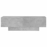 vidaXL Table basse gris béton 100x49 5x31 cm bois d'ingénierie