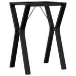 vidaXL Pieds de table à manger cadre en Y 50x40x73 cm fonte
