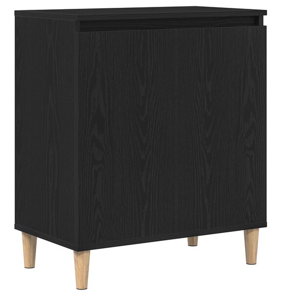 Buffet vidaXL Chêne Noir 60x35x70 cm en bois d'ingénierie