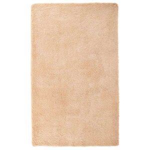 vidaXL Tapis Shaggy à poils longs NAVARRA beige 80x150 cm polyester