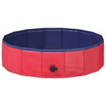 vidaXL Piscine pour enfants Rouge Ø 80 x 20 cm