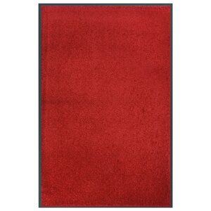 vidaXL Paillasson Rouge 80x120 cm