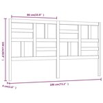 vidaXL Tête de lit 186x4x104 cm Bois massif de pin
