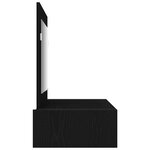vidaXL Table de Toilette Noir 100 x 40 x 70 cm Bois d'ingénierie