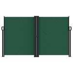 vidaXL Auvent latéral rétractable vert foncé 140x1200 cm