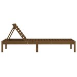 vidaXL Chaises longues lot de 2 199 5x60x74 cm bois massif de pin