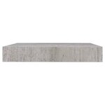 vidaXL Étagère murale flottante gris béton 23x23 5x3 8 cm MDF