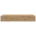 vidaXL Lit de rangement en chêne artisan 100x200 cm
