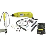 Brüder Mannesmann Kit d'outils électriques de bricolage 80 Pièces 130 W