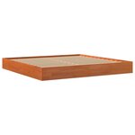 vidaXL Cadre de lit sans matelas cire marron 180x200cm bois pin massif