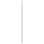 vidaXL Tête de lit métal blanc 80 cm