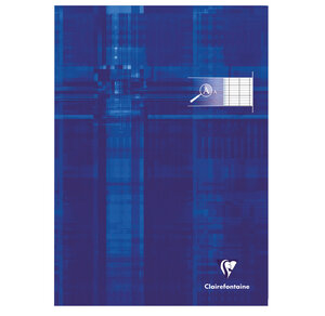 Cahier piqué déficients visuels 21x29,7 96p séyès noir 2,5mm 10/10 CLAIREFONTAINE