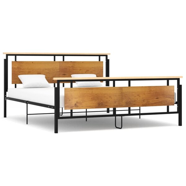 vidaXL Cadre de lit sans matelas métal 180x200 cm
