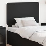 vidaXL Tête de lit Chêne noir 90 cm Bois d'ingénierie