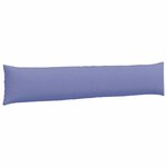 vidaXL Coussins de canapé 2 Pièces Bleu 200 x 40 cm tissu