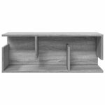 vidaXL Armoire murale 80x20x30 cm sonoma gris bois d'ingénierie