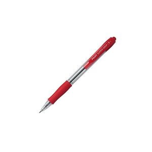 PILOT Stylo à bille rétractable SUPER GRIP F  rouge