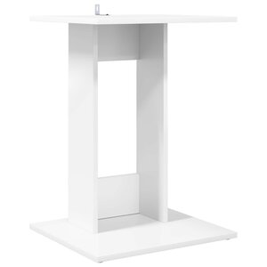 vidaXL Table d'appoint Blanc 45 x 40 x 62 5 cm Bois d'ingénierie