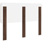 vidaXL Tête de lit Chêne brun 150 cm Bois d'ingénierie