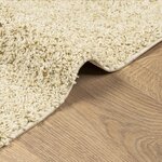 vidaXL Tapis shaggy PAMPLONA poils longs moderne doré 80x200 cm