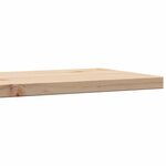 vidaXL Dessus de table 2 Pièces 60x30x2 5cm rectangulaire bois pin massif