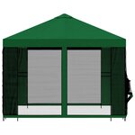 vidaXL Abri de jardin avec parois 3 x 3 m Vert Polyester et Acier